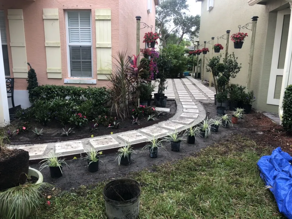 Custom landscape installation for outdoor upgrades across Port St. Lucie, FL - CM Gatling Landscaping