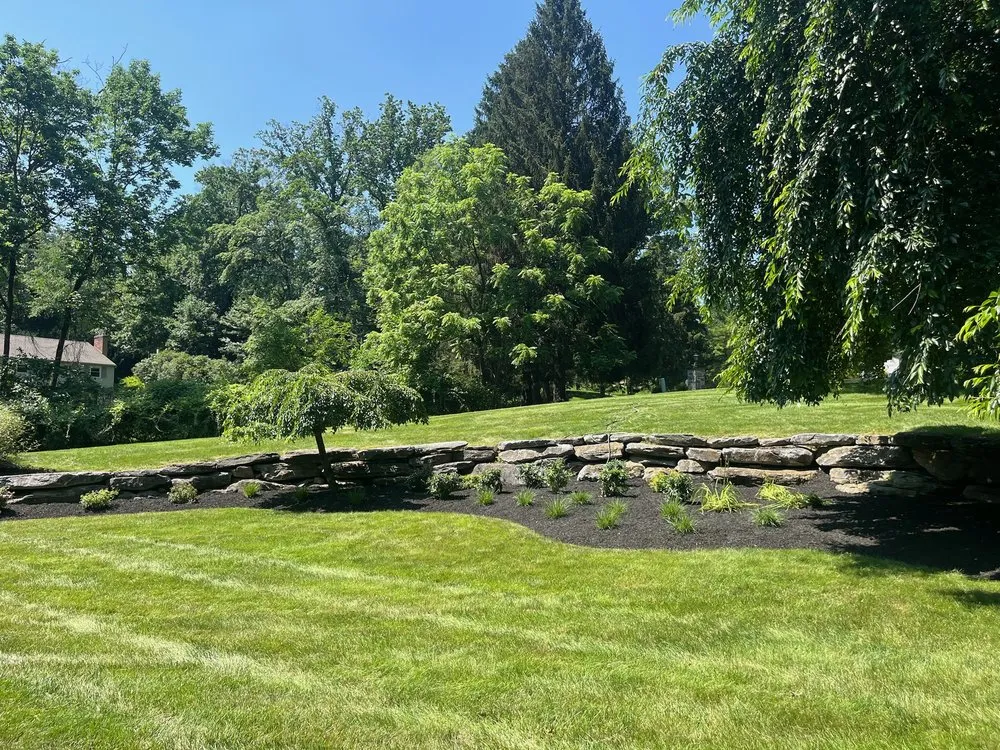 Professional garden landscaping in Exton, PA by CM Jones