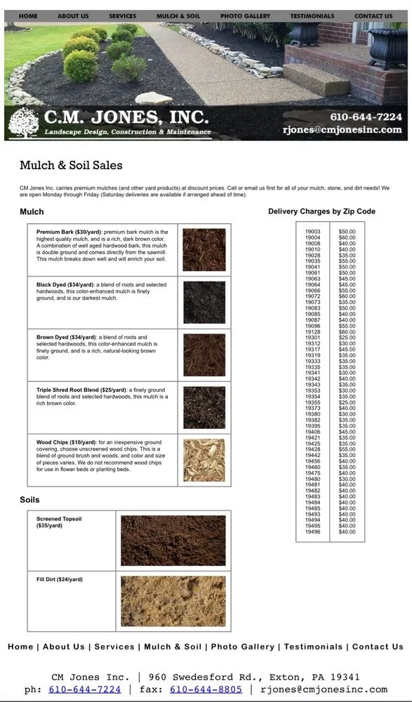 Trusted landscape design in Exton, PA by CM Jones