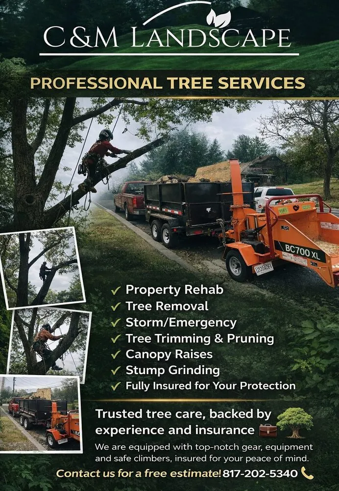 Local lawn mowing service in Joshua, TX by C&M Landscape