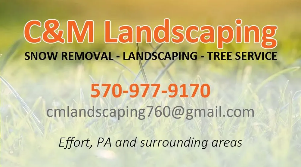 Reliable yard maintenance in Effort, PA by C&M Landscaping