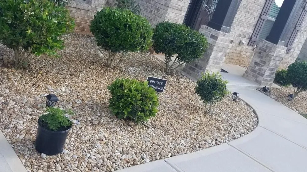 Top-rated outdoor landscaping for residential properties in Hampton, GA by C.M. Lawn Care