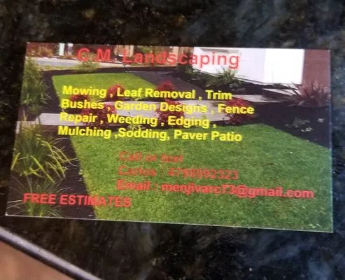 Cm Lawncaping Logo