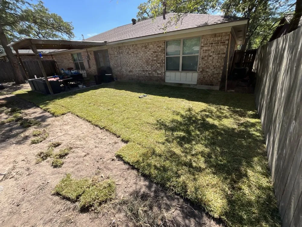 Professional yard maintenance in College Station, TX by CM Sod Installation