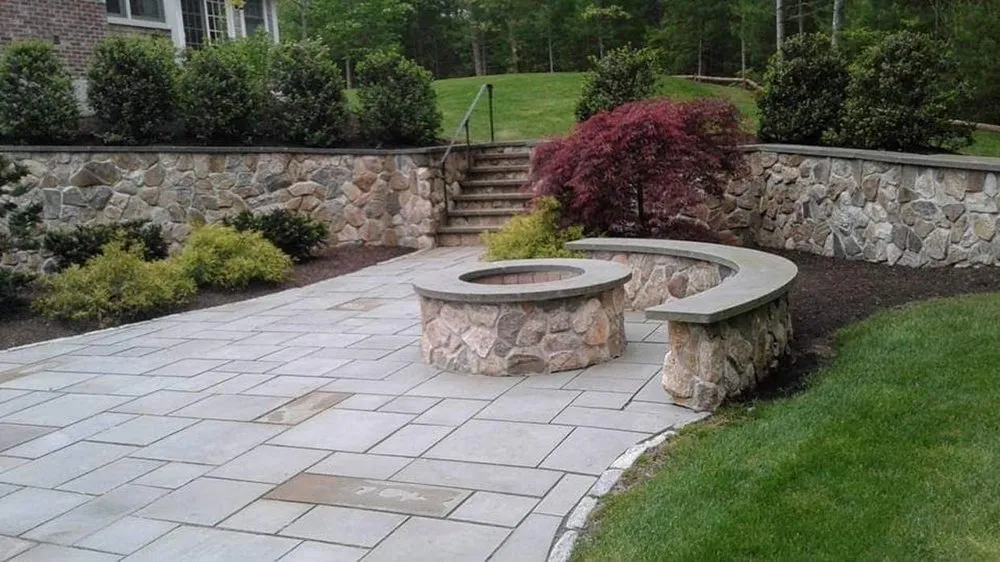 Top-rated landscape design for homes in Weymouth, MA by CMC Hardscape & Masonry