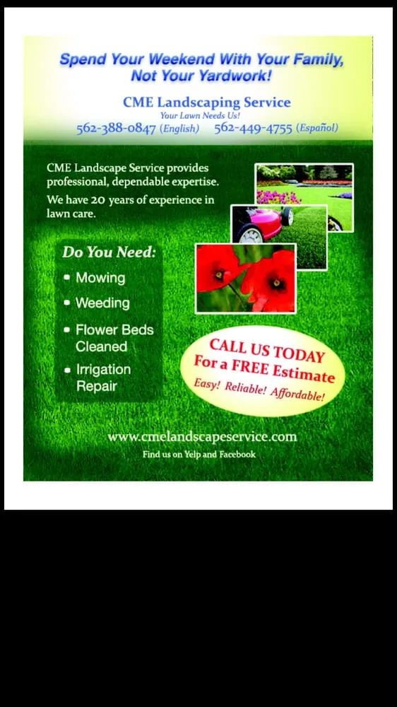 Professional landscape design in South Gate, CA by CME Landscape