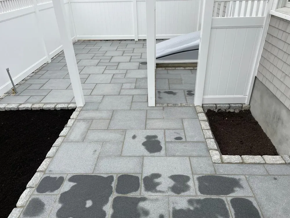 Reliable landscape installation in Lowell, MA by CMH Cleydson Masonry