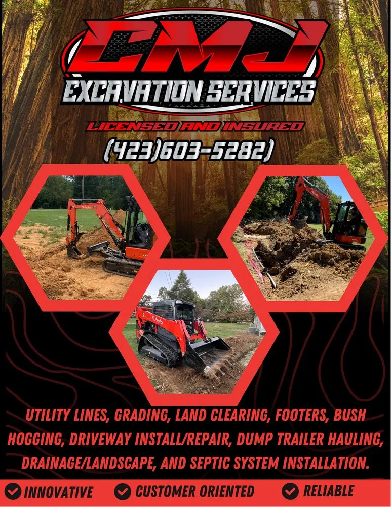 Trusted yard cleanup service in Corryton, TN - CMJ Excavation Services