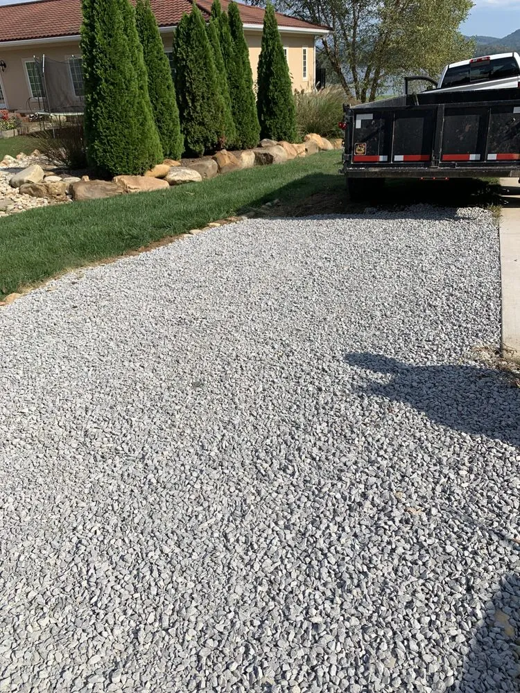 Reliable yard cleanup service with custom design in Corryton, TN by CMJ Excavation Services