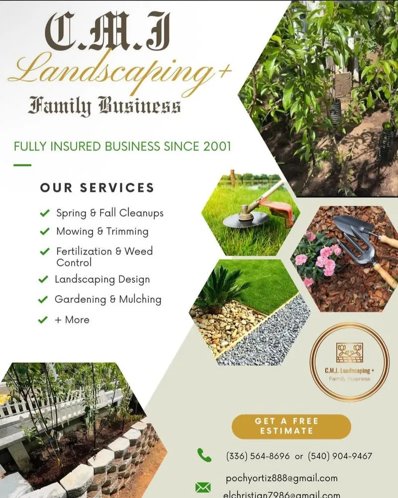 Reliable yard cleanup service in Martinsville, VA - CMJ landscaping