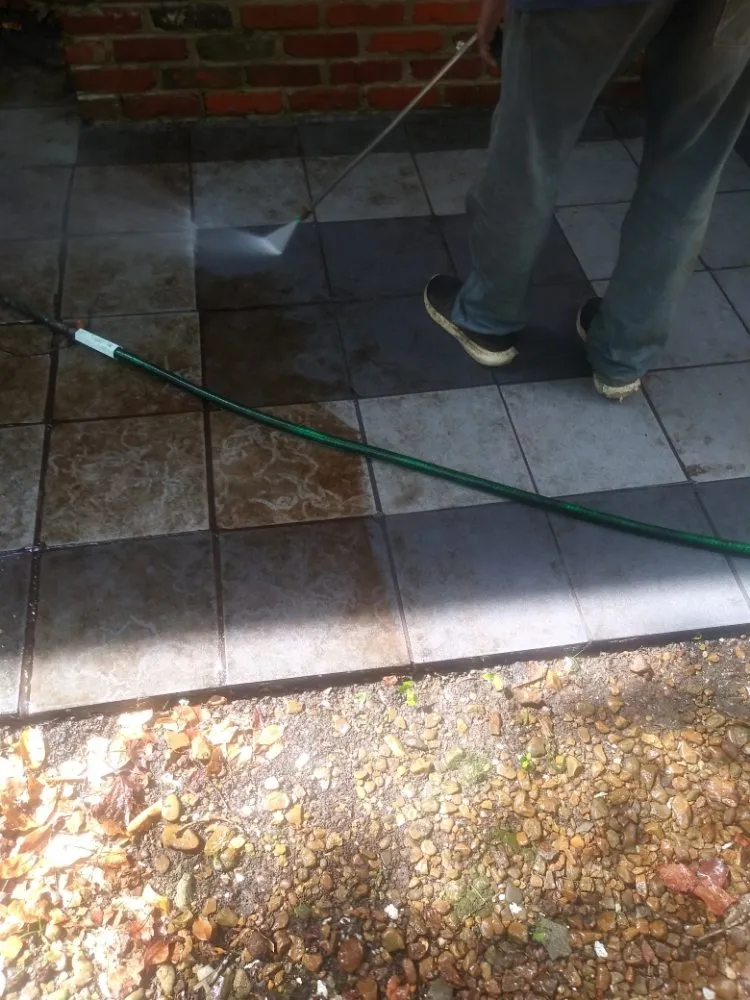 Professional yard cleanup service for residential properties in Lenoir City, TN by CMJ Lawn Care