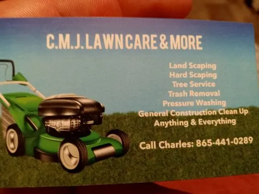 CMJ Lawn Care Logo