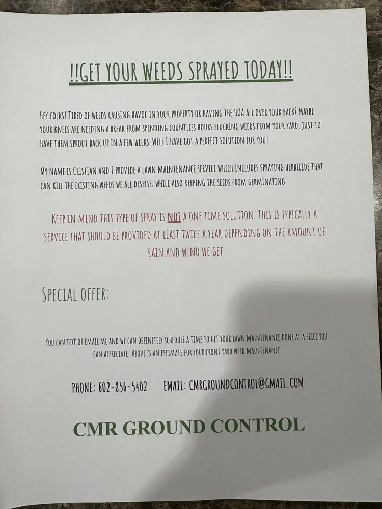 Reliable outdoor landscaping for homes in Buckeye, AZ by CMR Ground Control