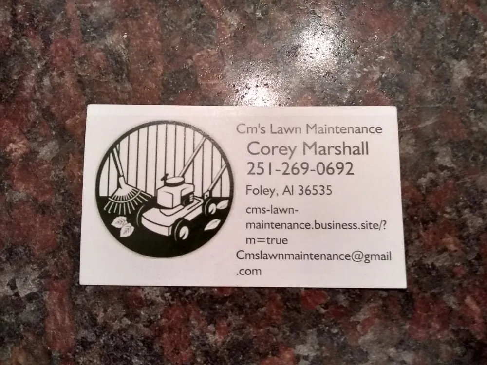 Trusted lawn care service in Summerdale, AL - Cm's Lawn Maintenance