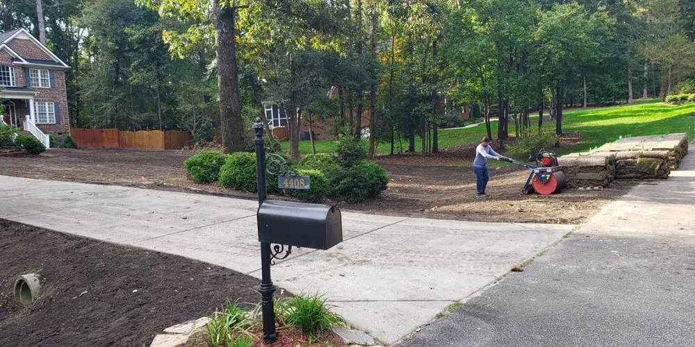 Affordable outdoor landscaping in Durham, NC by CM&W Lawn Care