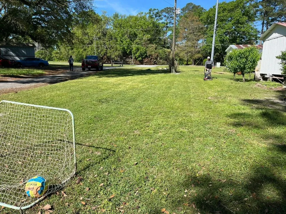 Custom yard cleanup service for outdoor upgrades in Valdosta, GA by C&N Fencing & Landscaping