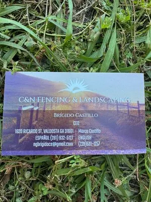 C&N Fencing & Landscaping Logo