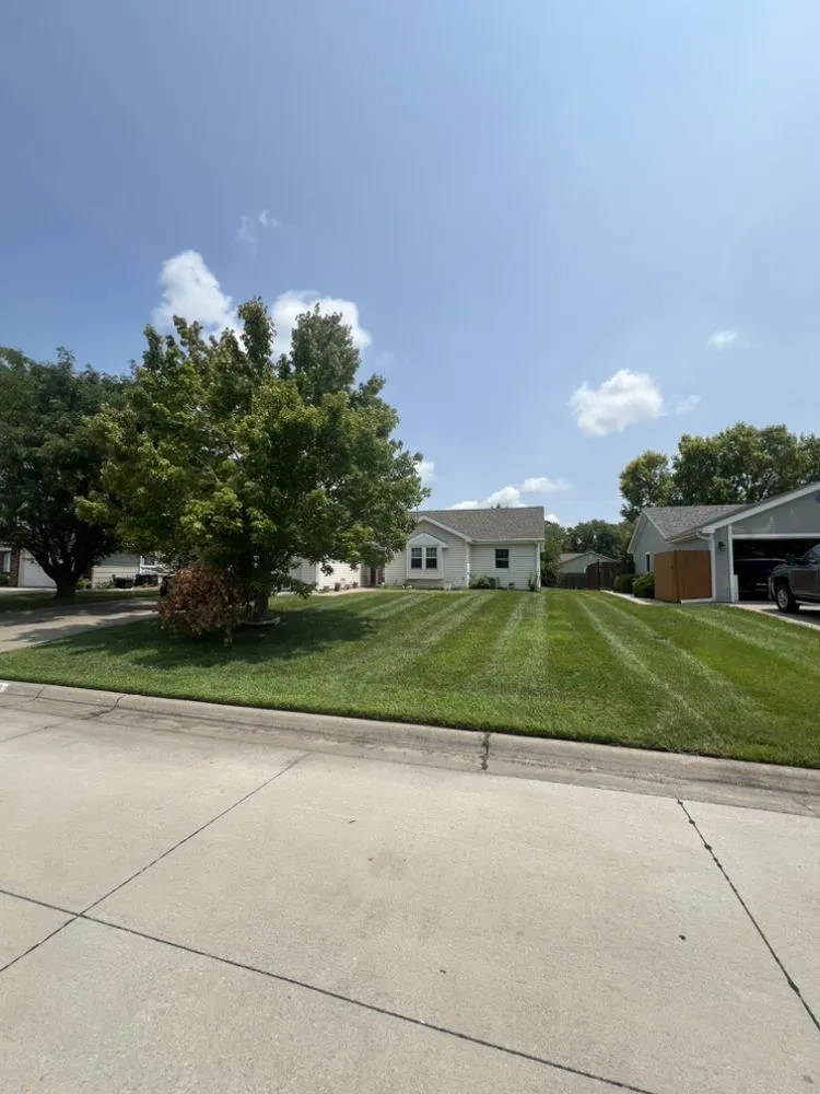 Professional yard cleanup service for residential properties in Manhattan, KS by CN Lawn Care