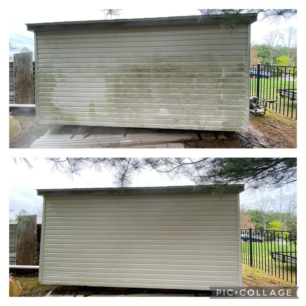 Custom landscape installation for outdoor upgrades in Perrineville, NJ by CNC Powerwashing & Makeovers