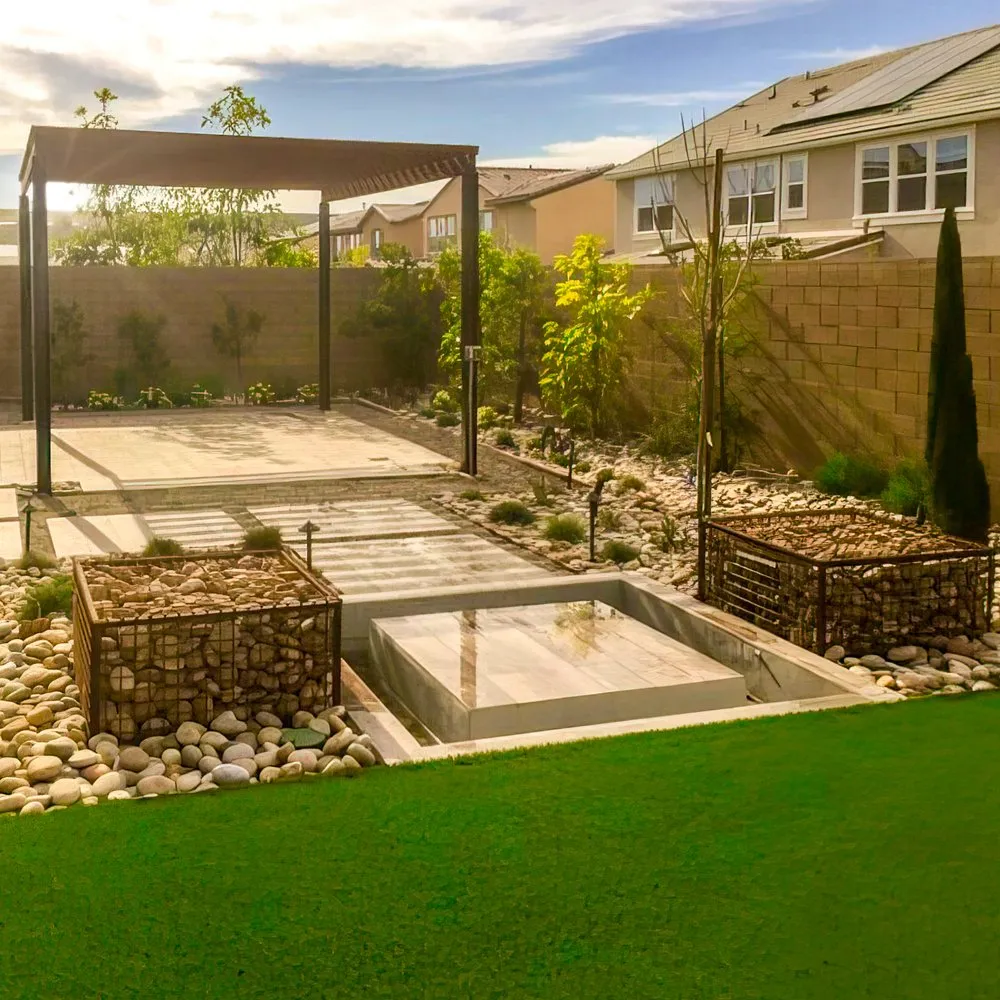 Custom landscaping services with custom design across Laguna Niguel, CA - Coastal Azul Contracting