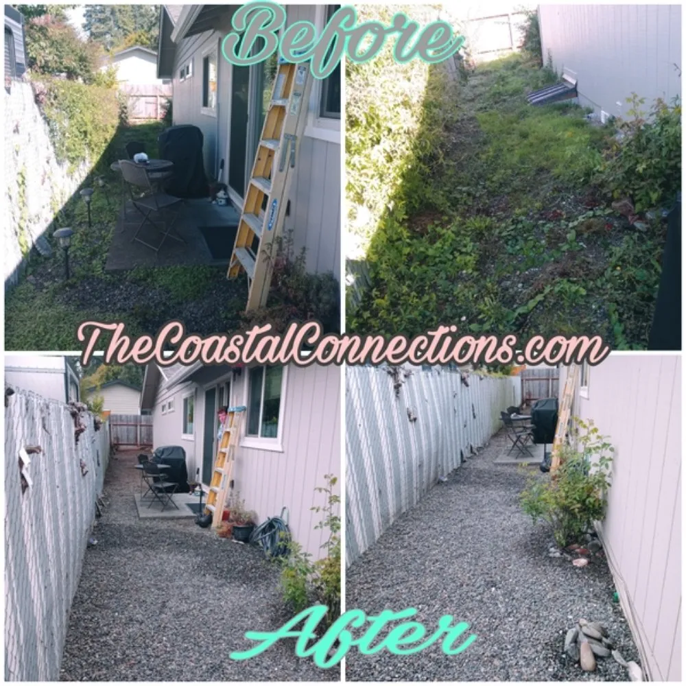 Custom outdoor landscaping in Brookings, OR by Coastal Connections