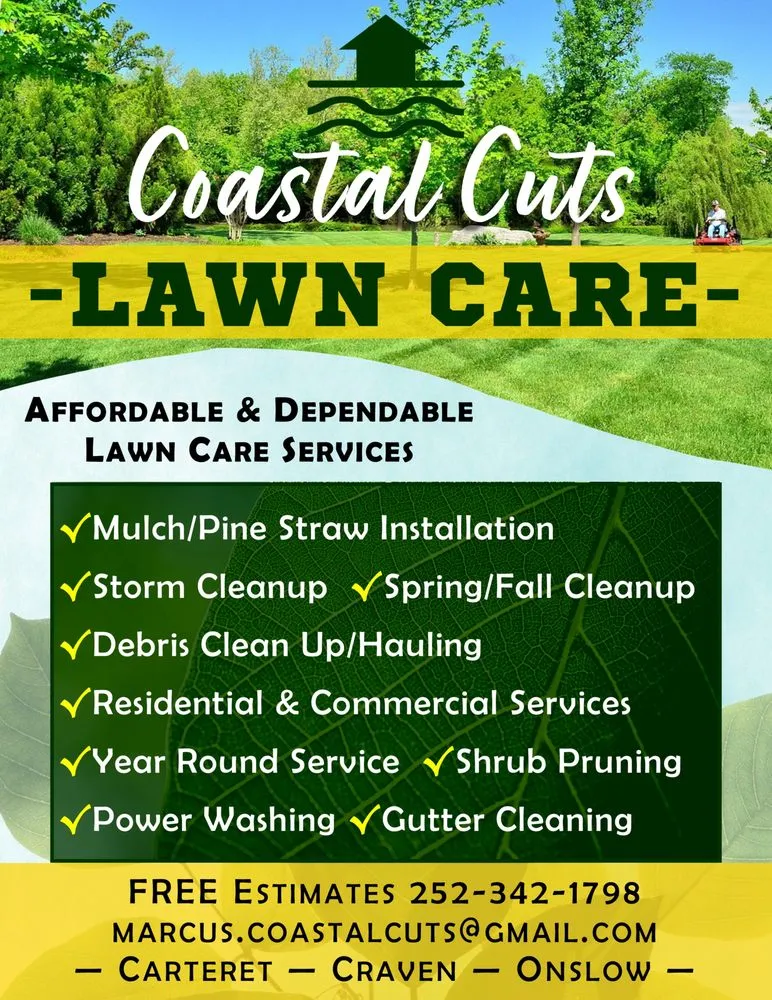 Expert garden landscaping for residential properties across Swansboro, NC - Coastal Cuts Lawn Care
