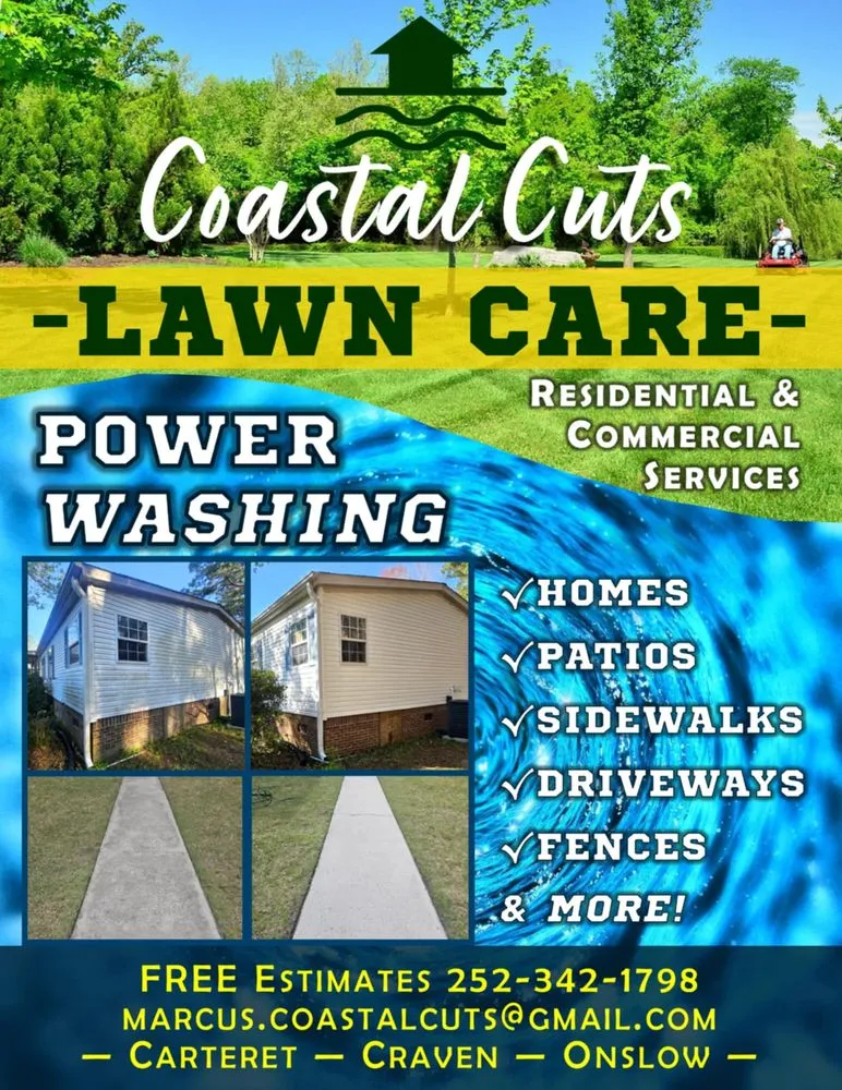 Affordable landscape design experts serving Swansboro, NC - Coastal Cuts Lawn Care