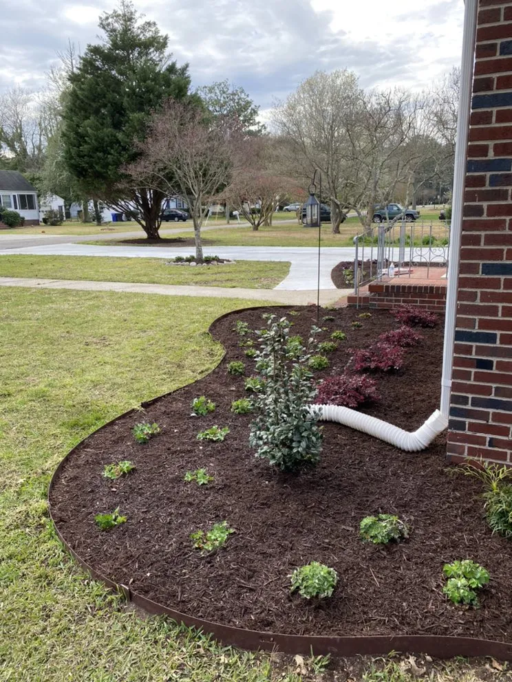 Custom yard maintenance with custom design across Portsmouth, VA - Coastal Edge Landscaping