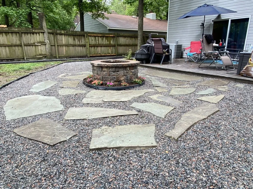 Professional yard maintenance with custom design in Portsmouth, VA by Coastal Edge Landscaping