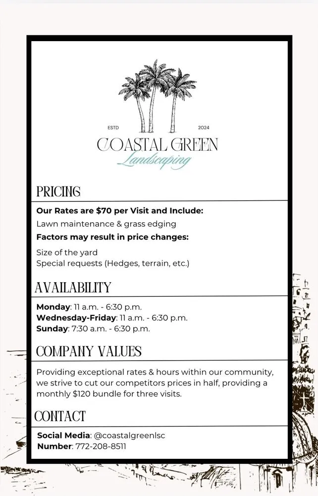 Affordable yard cleanup service in Palm City, FL - Coastal Green Landscaping