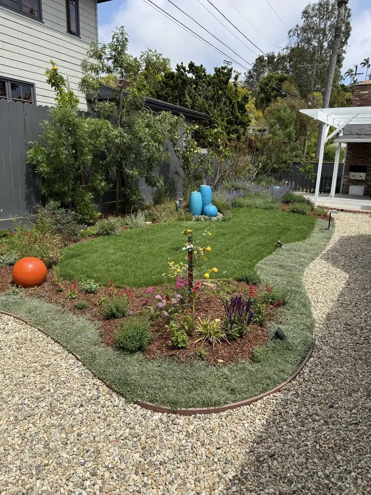 Custom landscape design with custom design across Inglewood, CA - Coastal Grove Landscaping