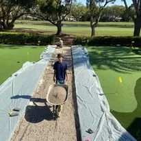 Custom landscape installation for year-round maintenance in Brooksville, FL by Coastal Land Solutions