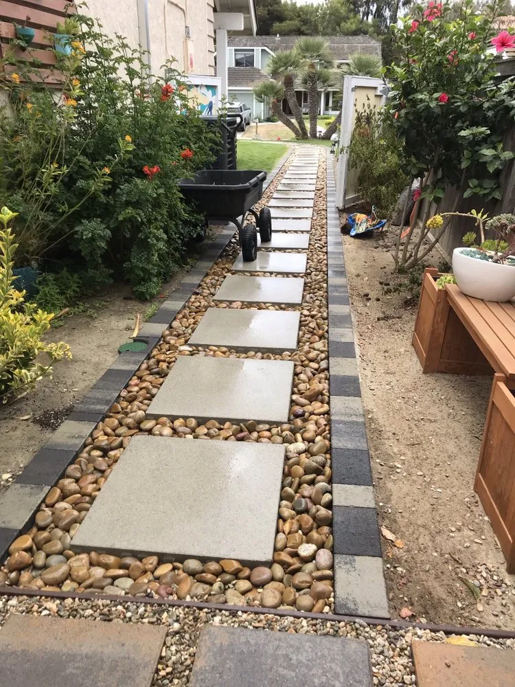 Custom lawn care service with custom design in Escondido, CA by Coastal Landscape