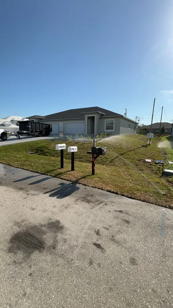 Custom garden landscaping in Cape Coral, FL by Coastal Landscaping SWFL