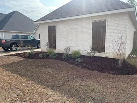 Custom residential landscaping in Biloxi, MS by Coastal Lawn and Garden
