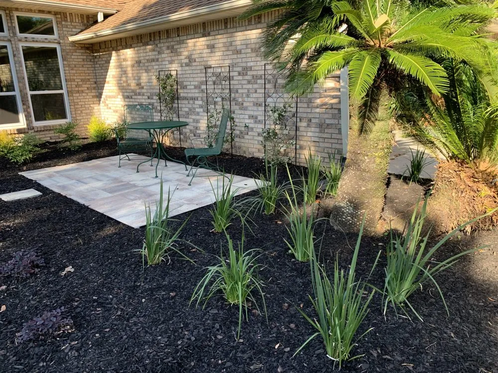 Affordable garden landscaping for residential properties in Navarre, FL by Coastal Lawn and Landscaping