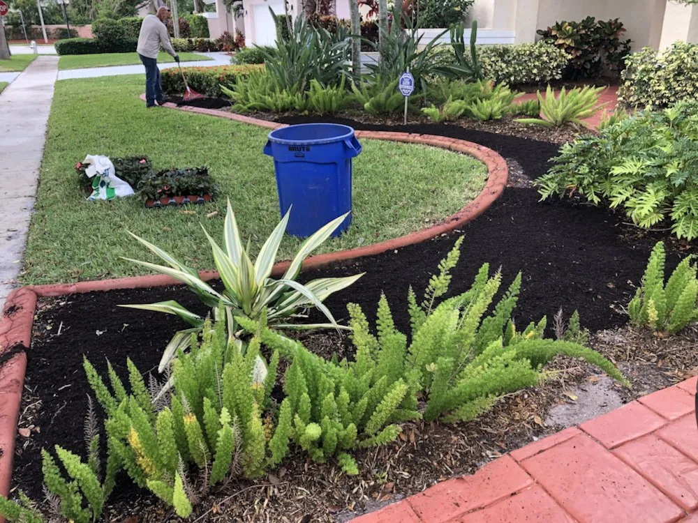 Affordable garden landscaping in Boca Raton, FL by Coastal Lawn