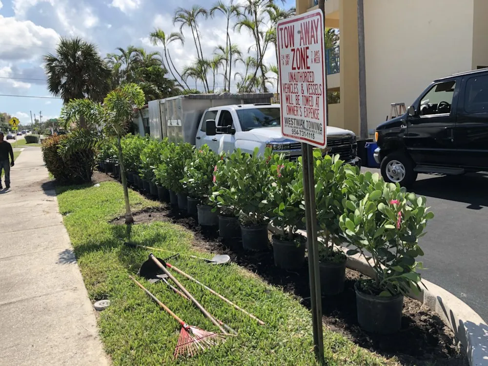 Custom landscaping services for beautiful yards in Boca Raton, FL by Coastal Lawn