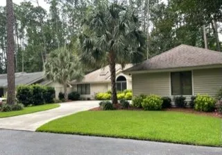 Professional garden landscaping with custom design in Saint Helena Island, SC by Coastal Organic Lawn Service