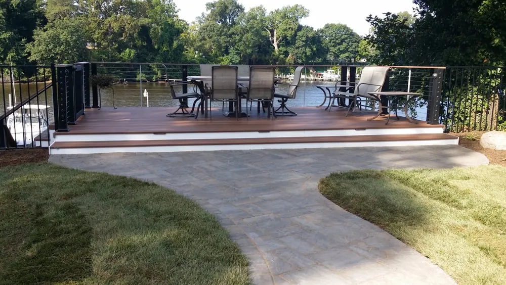 Local yard cleanup service for residential properties in Edgewater, MD by Coastal Outdoor Spaces