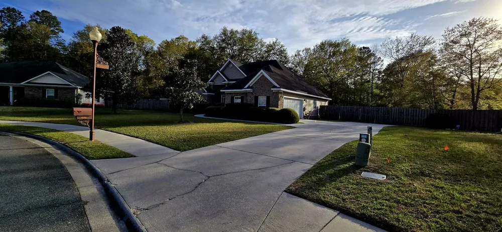 Professional landscape installation in Bloomingdale, GA by Coastal Spray and Landscape