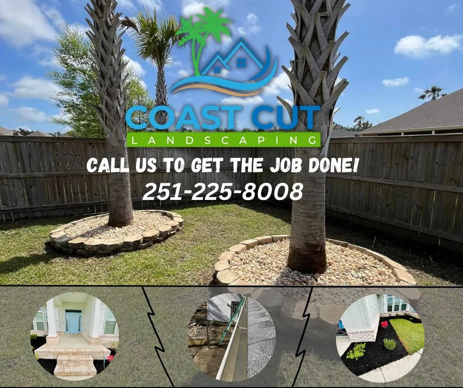 Reliable lawn mowing service with custom design in Foley, AL by CoastCut Landscaping