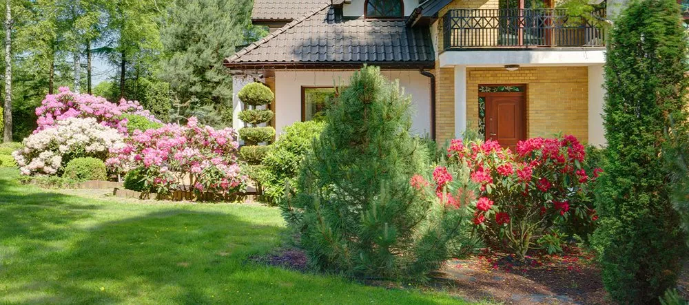 Local garden landscaping for residential properties in Powells Point, NC by Coastline Property Services Construction & Remodeling