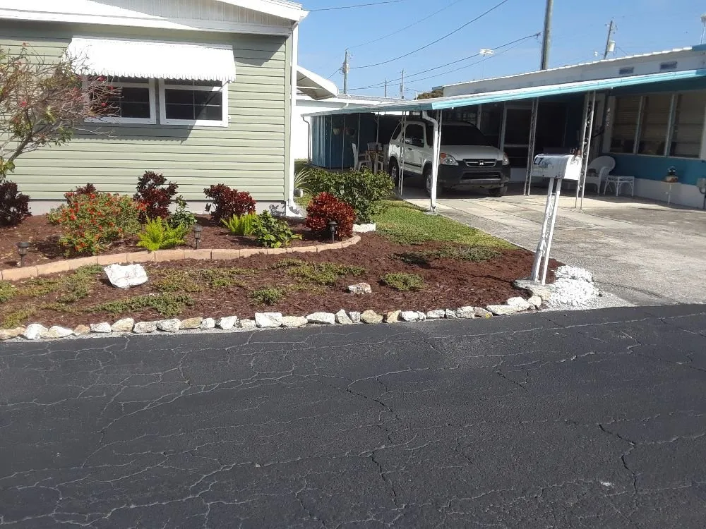 Professional residential landscaping in Bradenton, FL by Cobalt Lawn Care