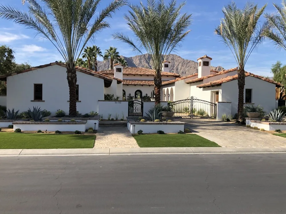 Professional landscape installation with custom design in Indio, CA by Cobano Landscape & Irrigation