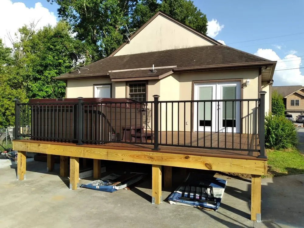 Professional landscape design for year-round maintenance in Dallas, NC by Cochrans Home Repair