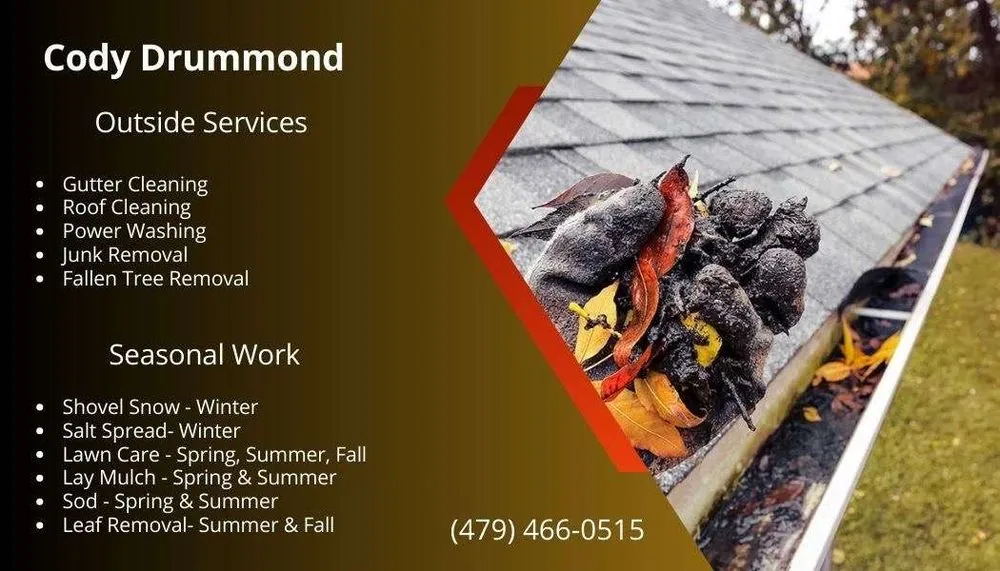 Reliable yard maintenance in Fayetteville, AR - Cody Drummond