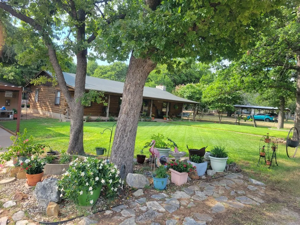 Custom residential landscaping in Granbury, TX by Cody's Residential Lawn Care