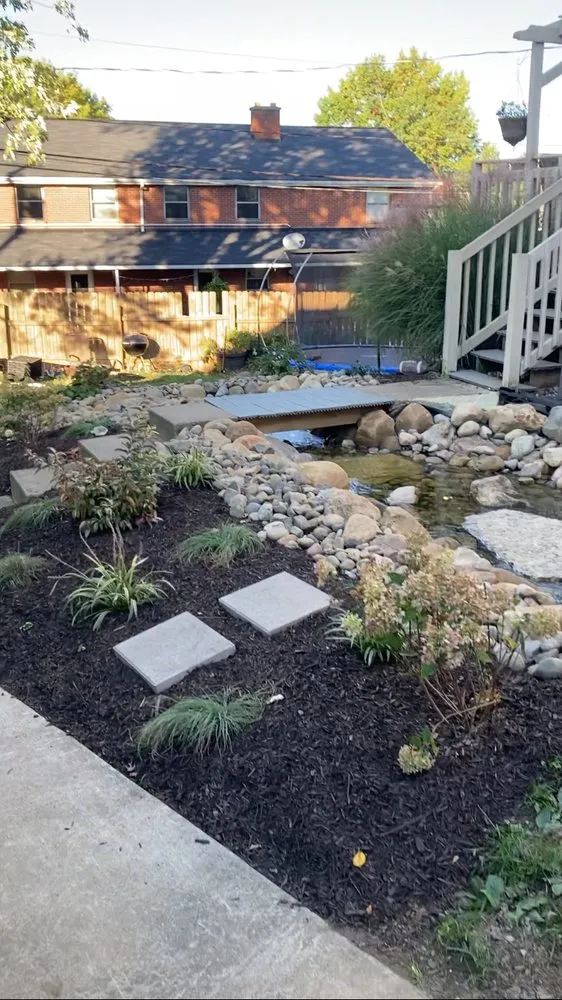 Affordable landscape installation with custom design in Steubenville, OH by Coen Landscapes