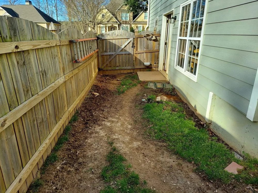 Custom garden landscaping in Wiggins, MS by Cokers Pressure Washing plus